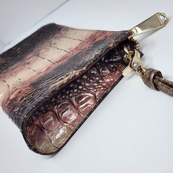 Brahmin Croc Embossed Clutch Wristlet - Picture 7 of 11